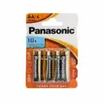 Lot 4 Piles AA LR6 - Panasonic