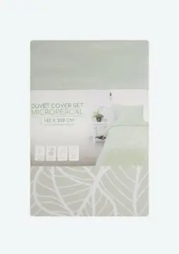 Housse de couette 1p 140x200 + taie oreiller