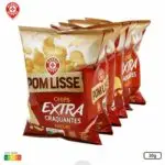 Chips ondulées Pom'Lisse Nature - 6x30g