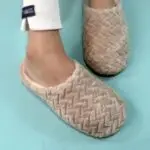 Chaussons Type Mules Beige
