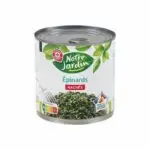 Epinards hâchés 395g - Notre Jardin