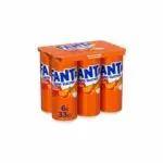 Fanta Orange Sans Sucres 6x33cl
