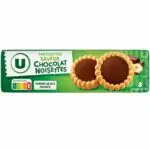 Tartelettes rondes saveur chocolat noisettes x8 - 150g