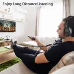 Casque Audio TV Supra-auriculaire Filaire Extensible – Image 2