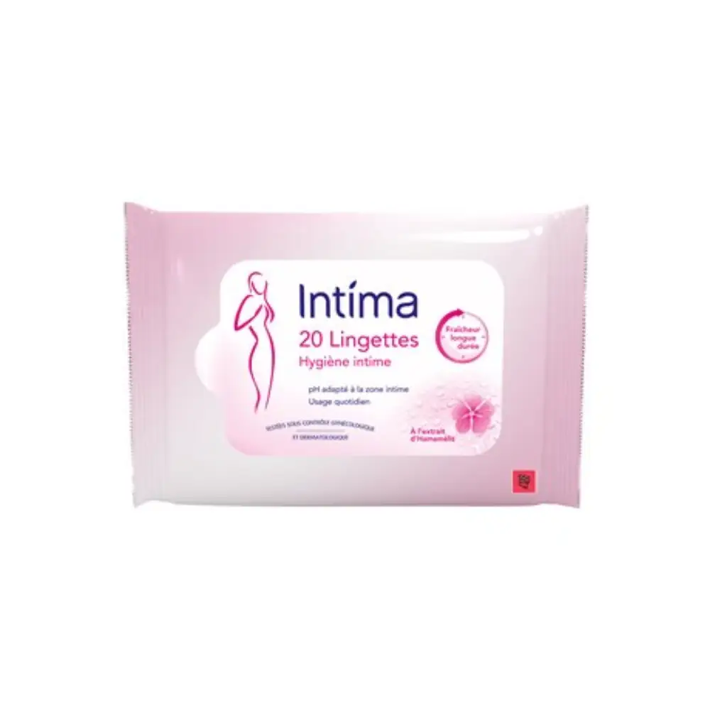 Lingettes intima 20pcs Lingettes Hygiène Intima – Image 1