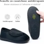 Chaussons LEONCE Velcro Noir – Image 3