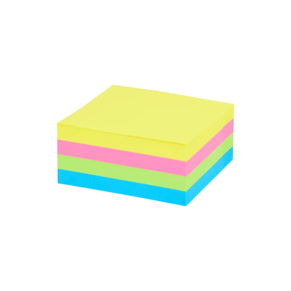 Posteet 2 bloc notes adhésif couleur Pense-bêtes à Coller – Image 1