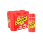 Soda Schweppes Saveur Agrumes - 6x33cl