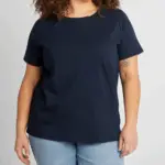 T-Shirt Femme Col Rond Grande Taille