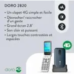 Téléphone Portable Clapet Doro – Image 5