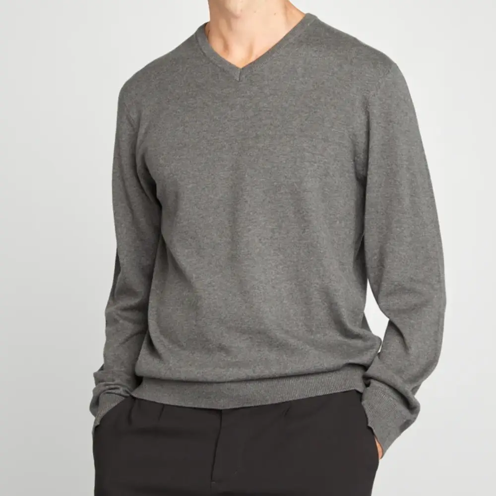 Pull Basic Gris Col V Pull BASIC Col V – Image 1