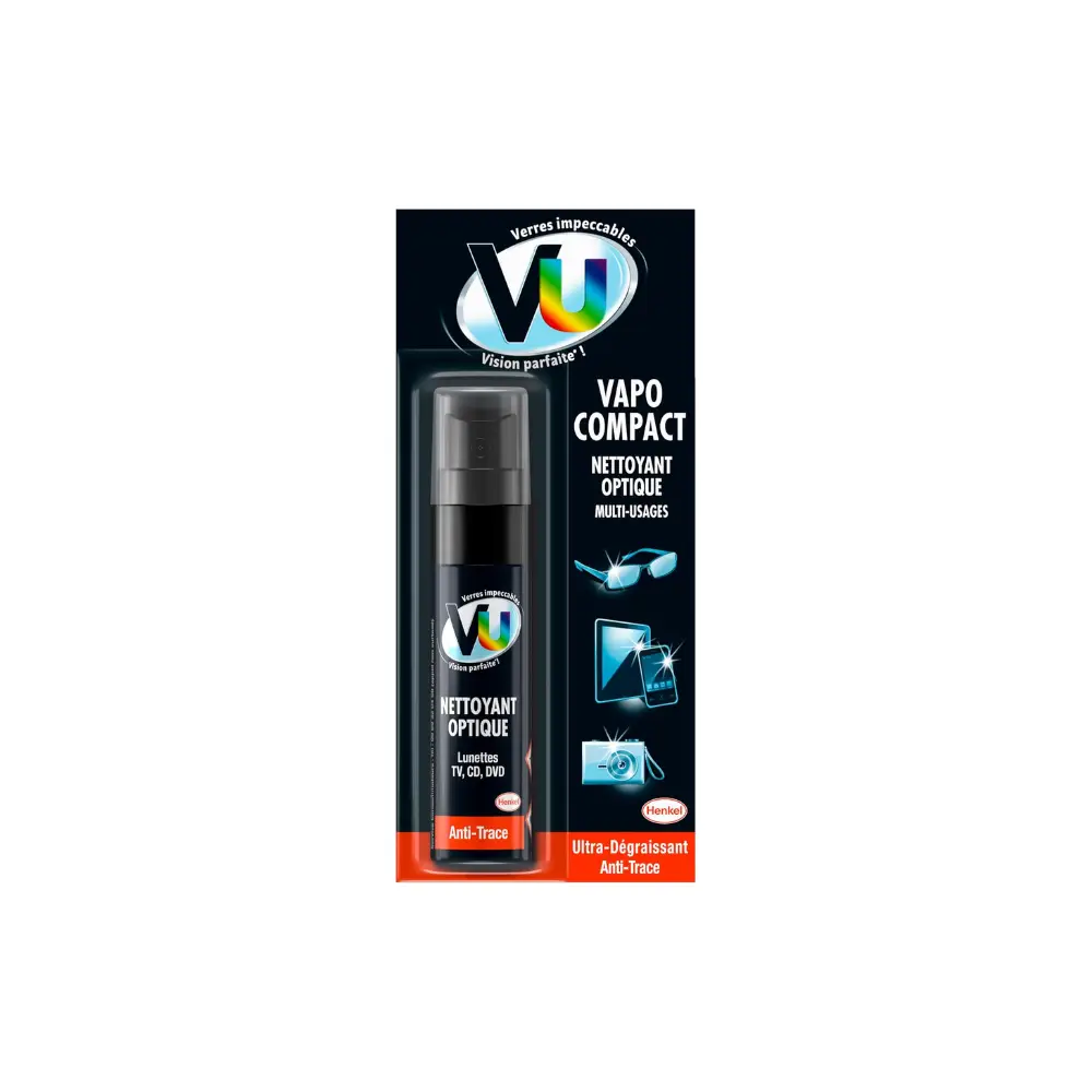 Nettoyant Vu Classique Lunettes Spray Nettoyant Lunettes VU classique – Image 1