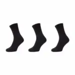 Chaussettes MATCH Noir - Lot 3pcs