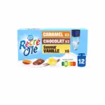 Gourdes Laitières Vanille, Caramel et Chocolat
