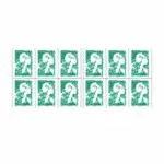 Carnet 12 Timbres