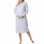 Chemise de nuit fleur ML