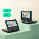 Lecteur dvd portable - batterie rechargeable 4-6h – Image 2