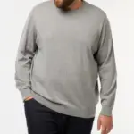 Pull Maille Col Rond Grande Taille Homme – Image 3
