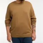Pull Maille Col Rond Grande Taille Homme – Image 2