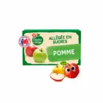 Compote Pomme à boire 12 gourdes
