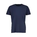 T-shirt uni coton Bleu Marine - homme