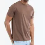 T-shirt uni coton Couleur – homme – Image 2