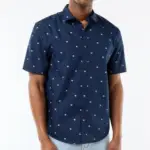 Chemise droite manches courtes Couleur/Motif